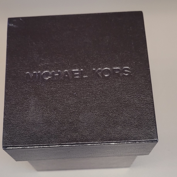 Michael kors women's watch MK 2322 rise silver wrap around pewter leather - Picture 2 of 6